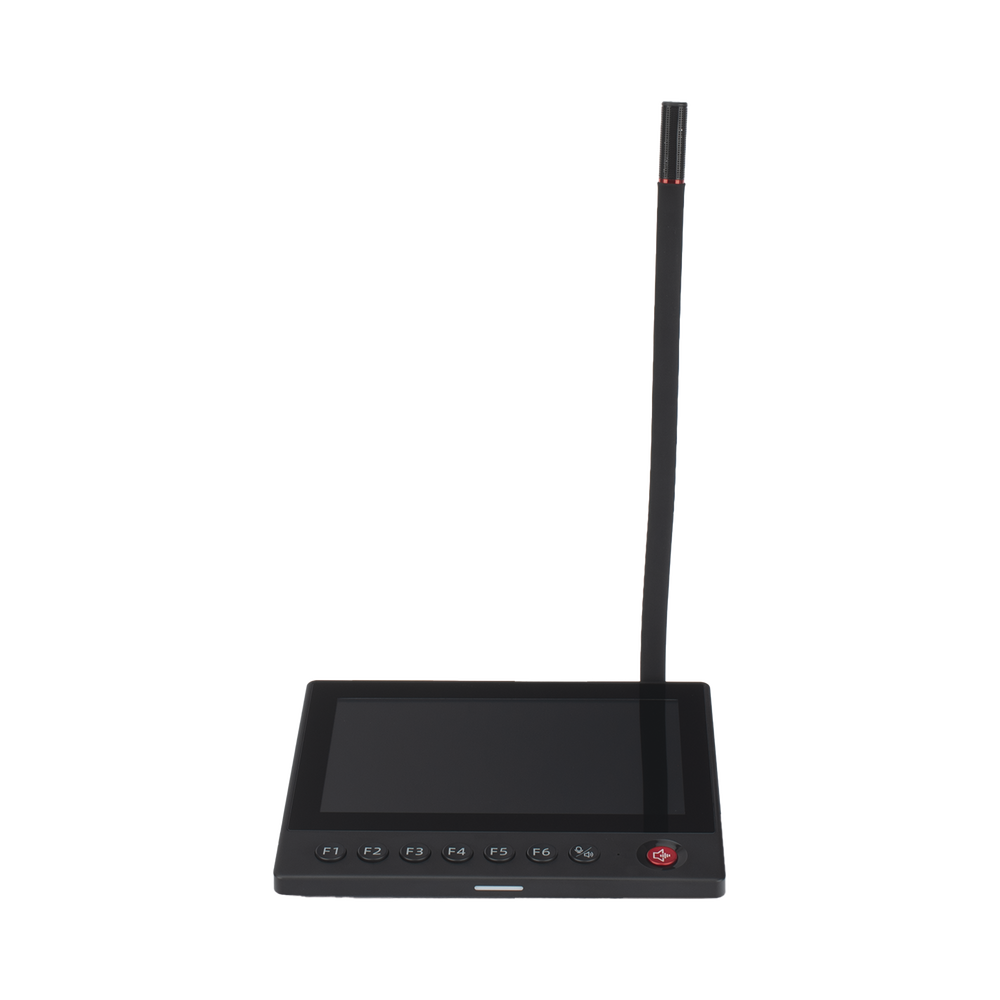 Micrófono IP | 12 VCD |  Pantalla Touch 7" | Transmisión en Tiempo Real | Integración con HikCentral Professional