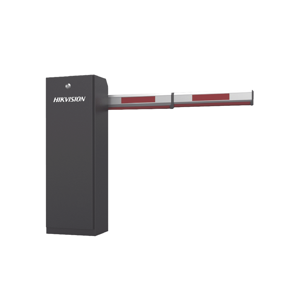 Barrera Vehicular DERECHA a 220 Vca con Brazo Incluido ajustable de 2 a 4 mts / Apertura en 3 Segundos / Incluye banda protectora antigolpe de vehiculos