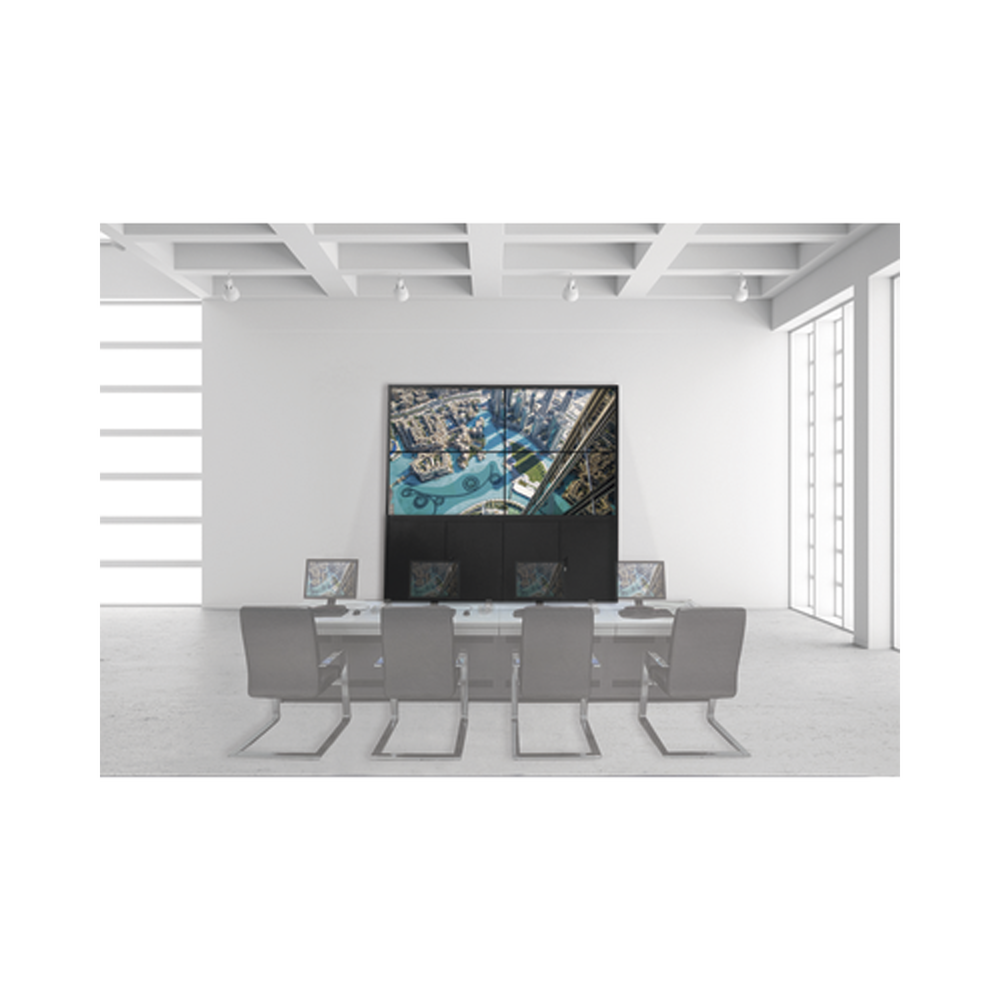 Kit Videowall 2X2 / Incluye 4 Pantallas de 55" / Decoder / Base de Piso / Accesorios de Instalación