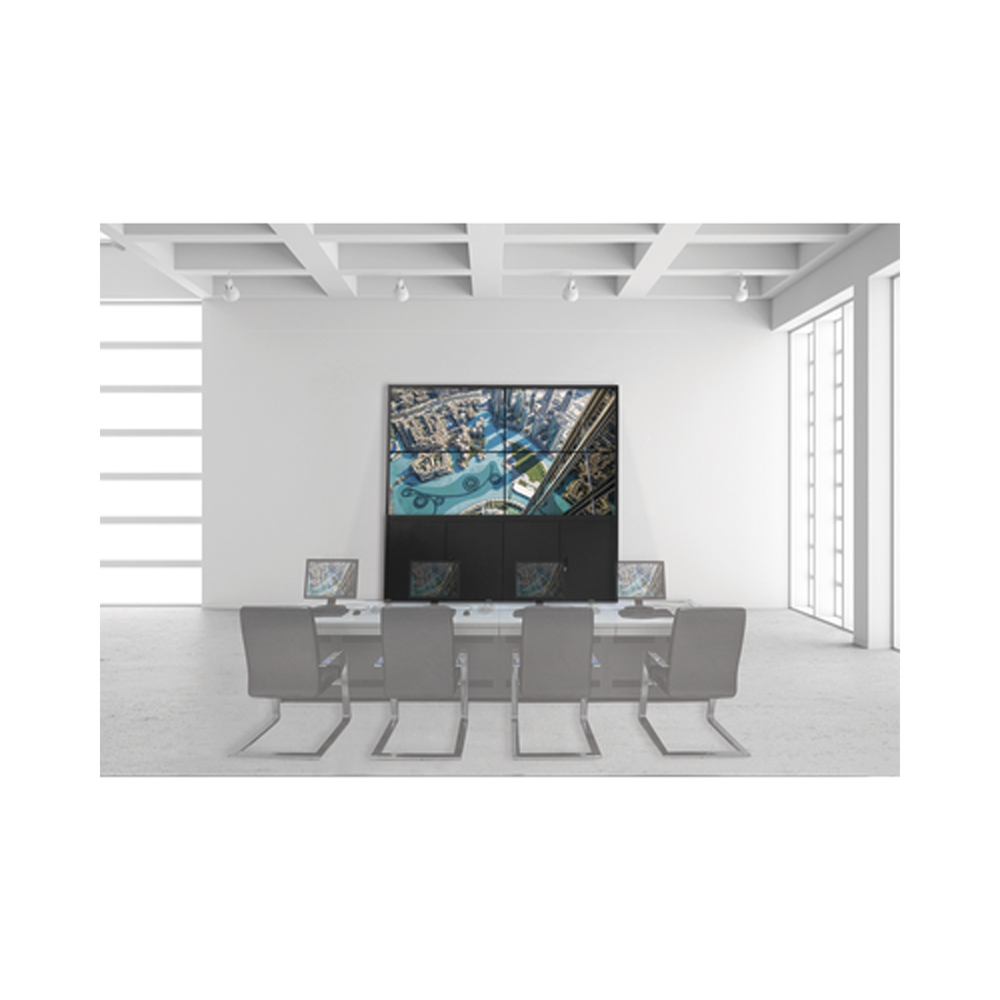 Kit Videowall 3X3 / Incluye 9 Pantallas de 55" / Decoder / Base de Piso / Accesorios de Instalación