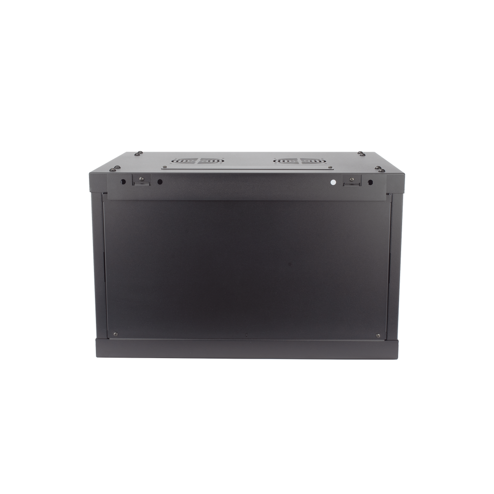 Gabinete para Montaje en Pared - Piso / Puerta de Cristal Templado / Cuerpo Fijo / 6 Unidades de Rack / 19" / Fabricado en Acero - Image 4