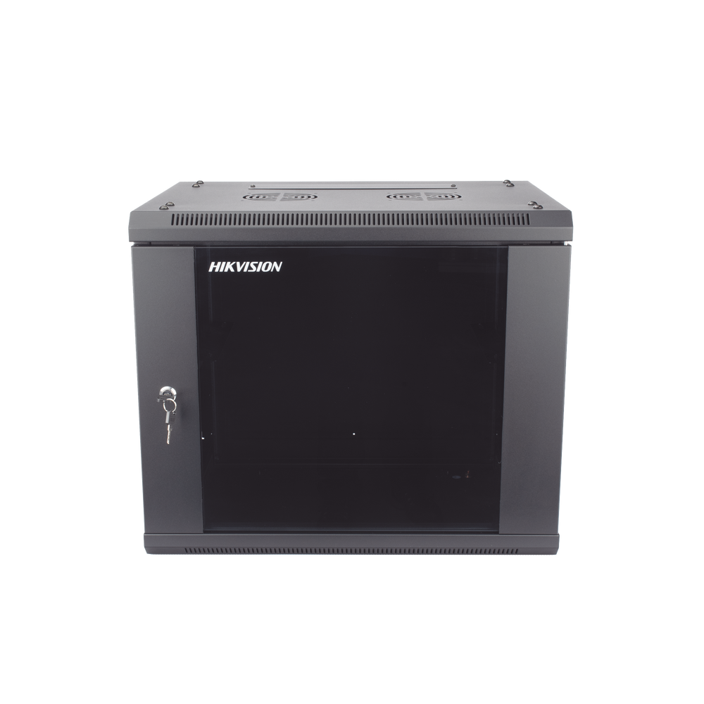 Gabinete para Montaje en Pared - Piso / Puerta de Cristal Templado / Cuerpo Fijo / 9 Unidades de Rack / 19" / Fabricado en Acero - Image 2