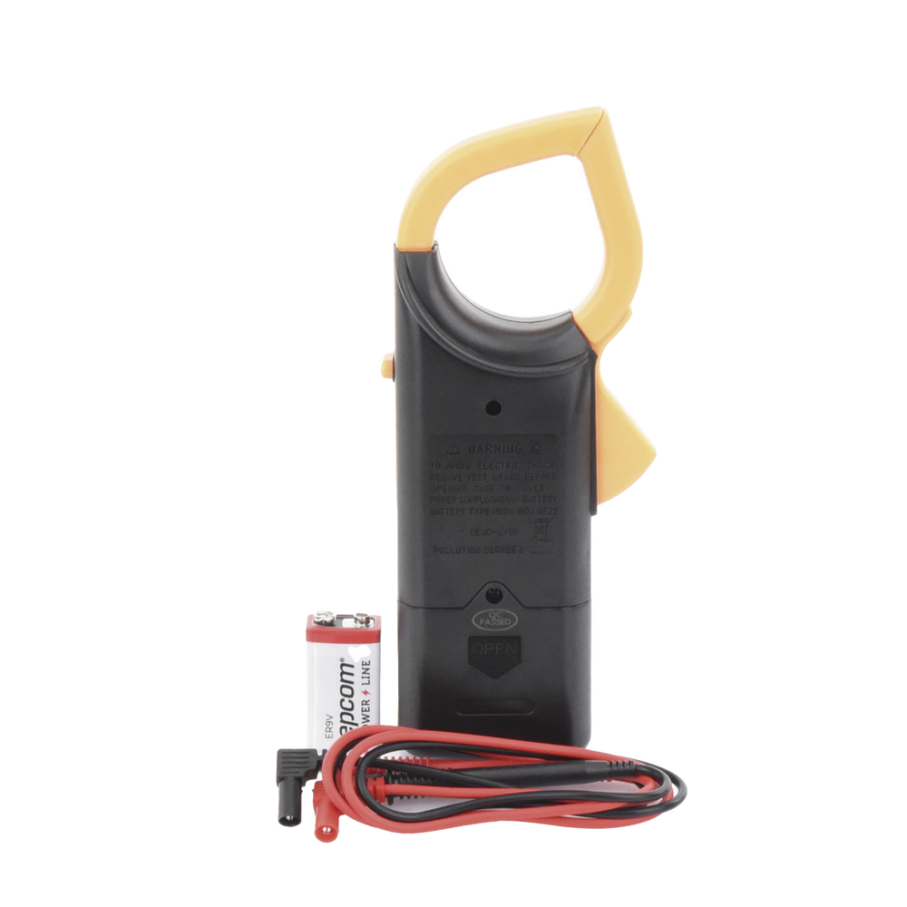 Multímetro Digital de Gancho DT266 600 Vcc / Vca CATII. Con pantalla LCD. Incluye Batería ER-9V de 9V - Image 4