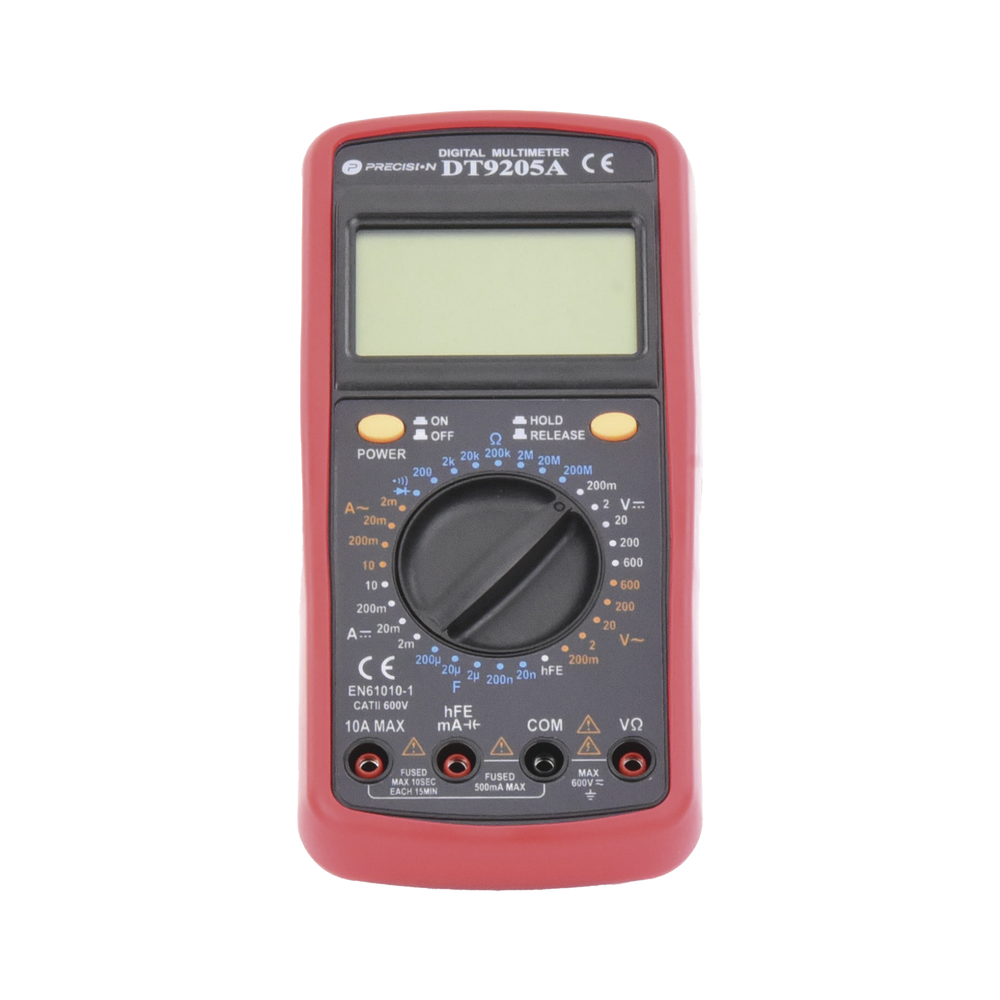 Multímetro Digital Compacto 600 Vcc / Vca CATII, con Pantalla LCD (No incluye Batería) - Image 2