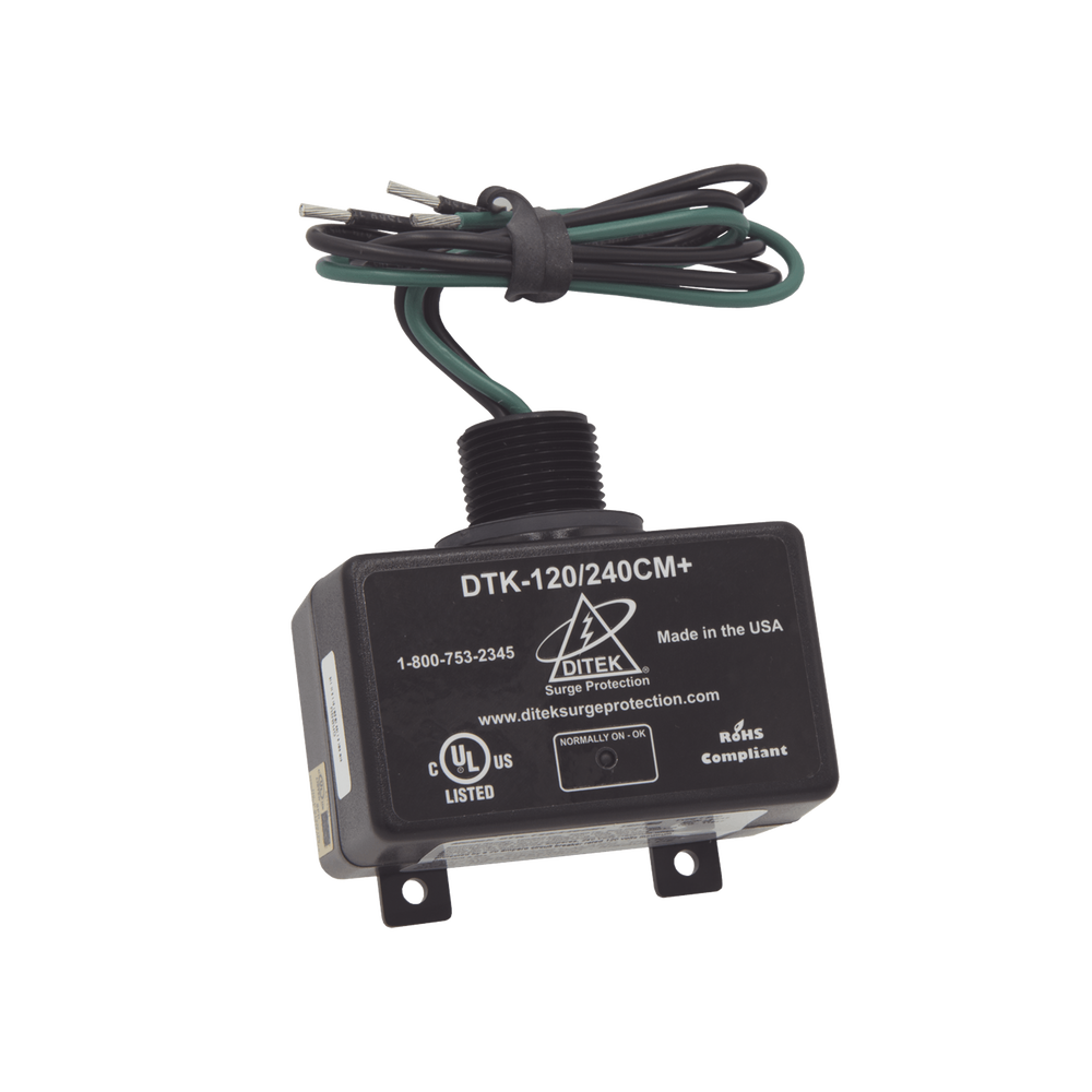 Dispositivo de Protección contra Sobretensiones de Fase Dividida de 120/240 VCA, Recomendado para Climas, Motores, Iluminación.