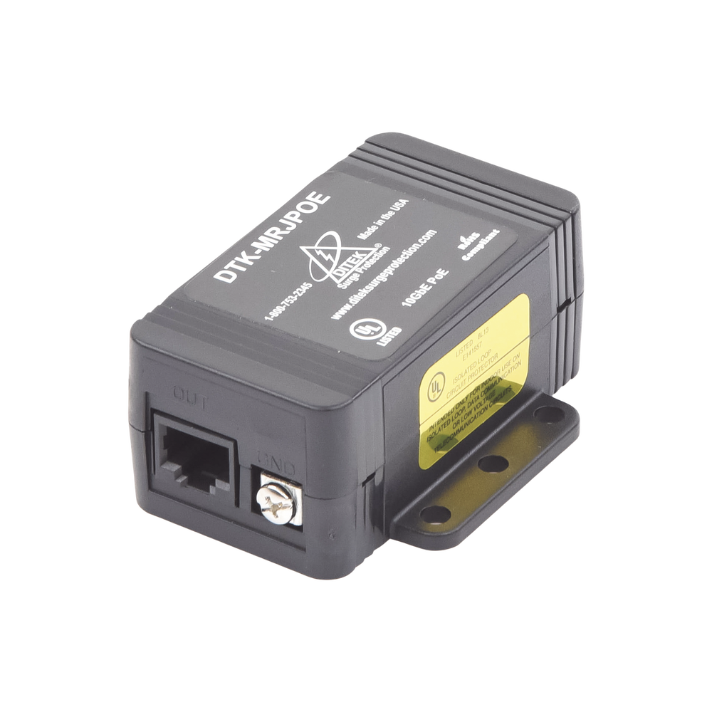 Protector Contra Sobretensiones PoE/HiPoE Hasta 10 GbE, Para Cámaras IP PoE, WAP, Control de Acceso, Iluminación PoE - Image 3