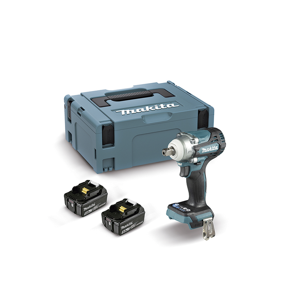 Llave de Impacto BL de 1/2", 18 V 5.0 Ah LXT, Máximo Apriete 330 Nm. Incluye 2 Baterías de 5.0 Ah, Cargador Rápido 18 V LTX y Maletín Makpac. - Image 2