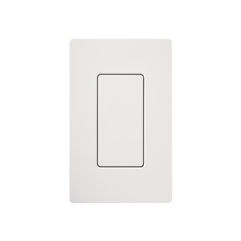 Placa ciega de pared color blanco