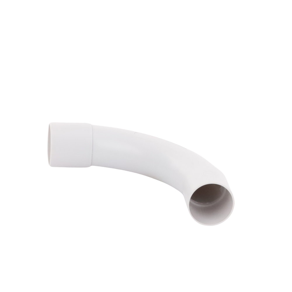 Curva de radio estrecho para tubería rígida, recomendado para cables de datos, PVC Auto-extinguible, de 32 mm - Image 2