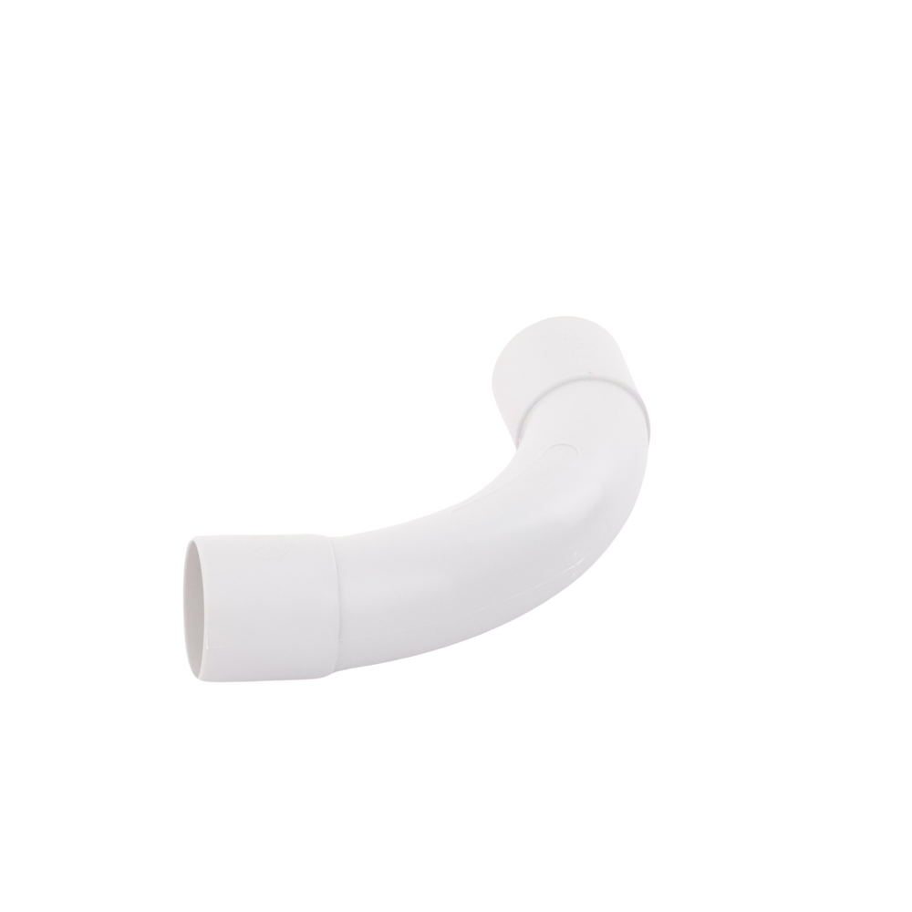 Curva de radio estrecho para tubería rígida, recomendado para cables de datos, PVC Auto-extinguible, de 32 mm - Image 3