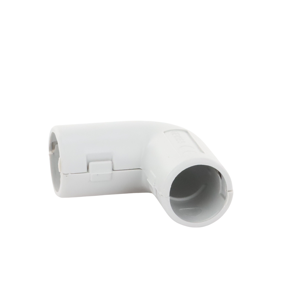 Unión en "L" (Codo) para tubería rígida, recomendado para cable eléctrico, PVC Auto-extinguible, de 16 mm - Image 4