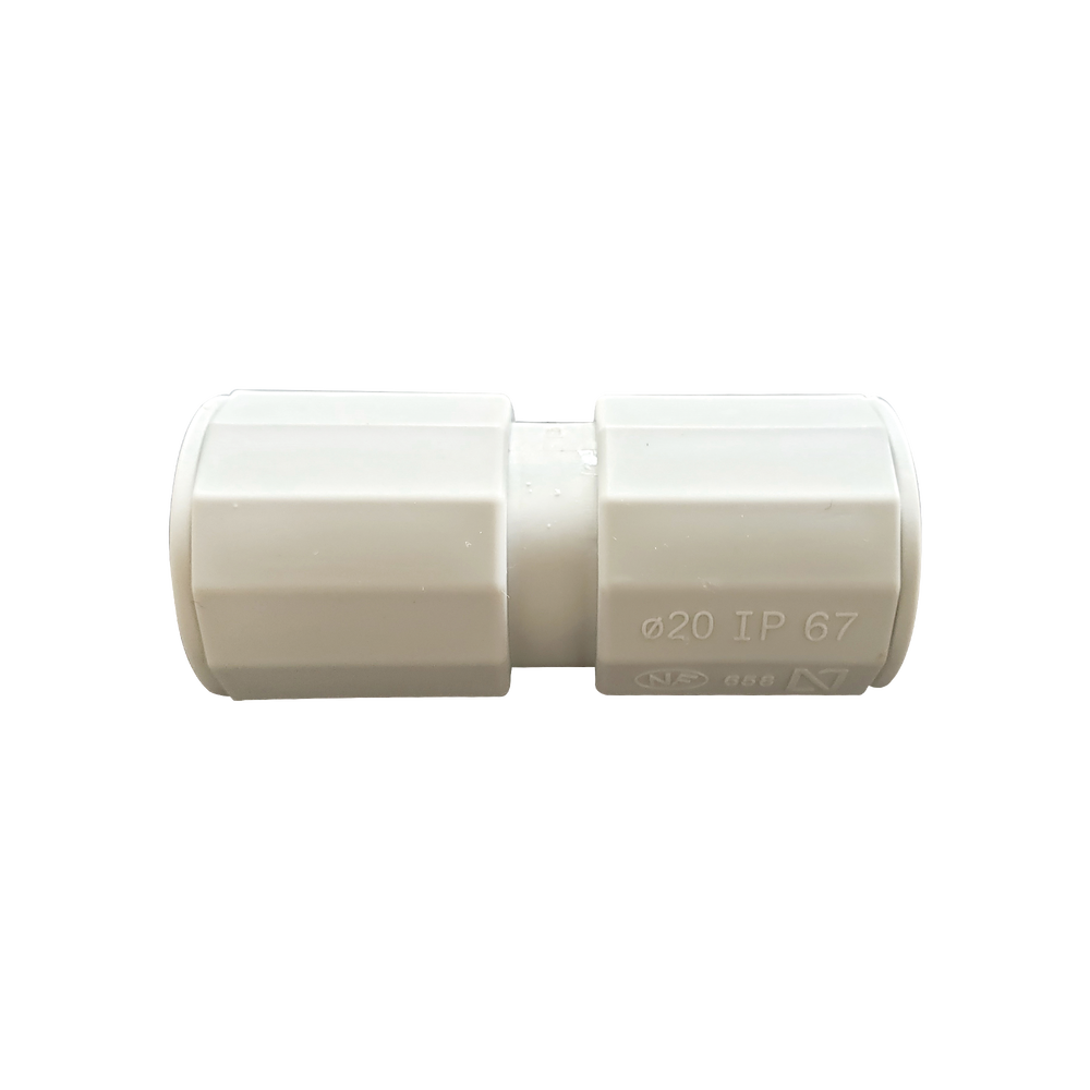 Manguito / Cople Morbidx IP67 libre de halógenos para unir tubería rígida de 20 mm (3/4) permite una instalación hermética no necesita pegamento - Image 3