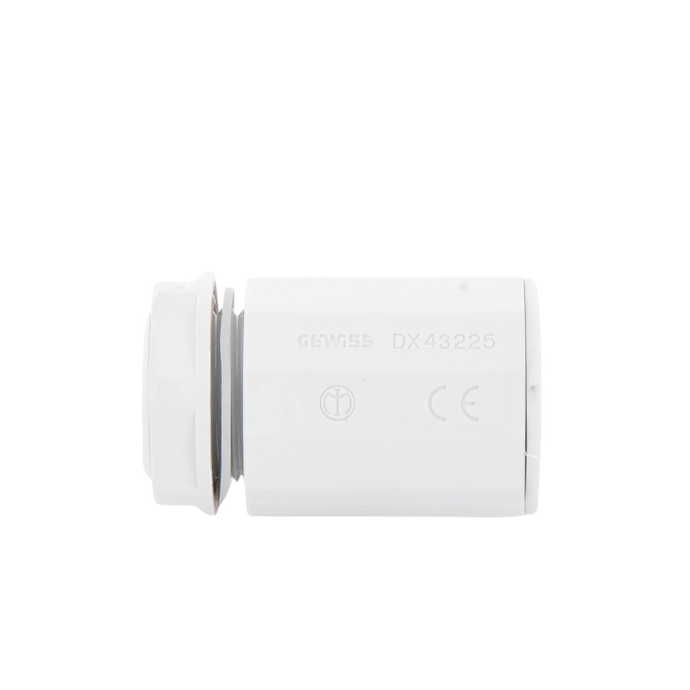 Conector de tubería rígida a caja (Racor), PVC Auto-extinguible, de 25 mm