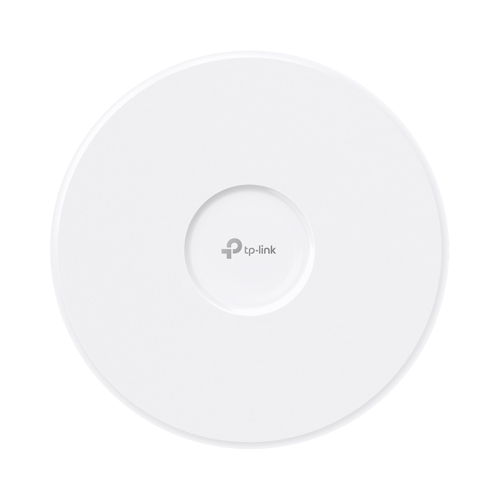 Punto de Acceso Omada / Wi-Fi 7 BE10000 MU-MIMO 2x2 / 1 Puerto 10 Gbps / Mesh Omada / Operaciones Multiencale (MLO) / Configuración por Controlador o Stand-Alone / Para Montaje en Techo/pared / Alimentación PoE+