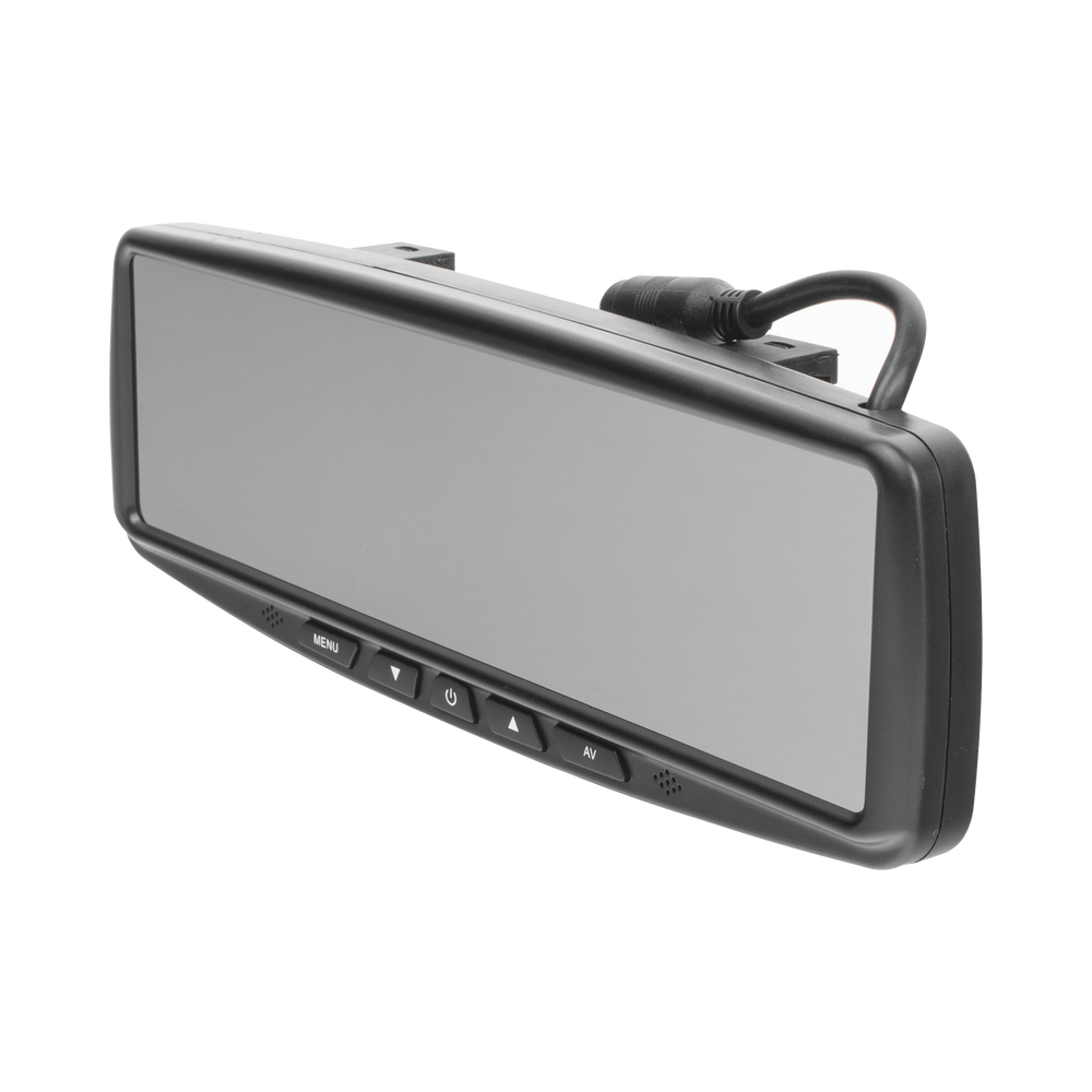 Sistema alámbrico de reversa con cámara y monitor de 4.3 pulgadas, Incluye cámara para placa de 170° - Image 3