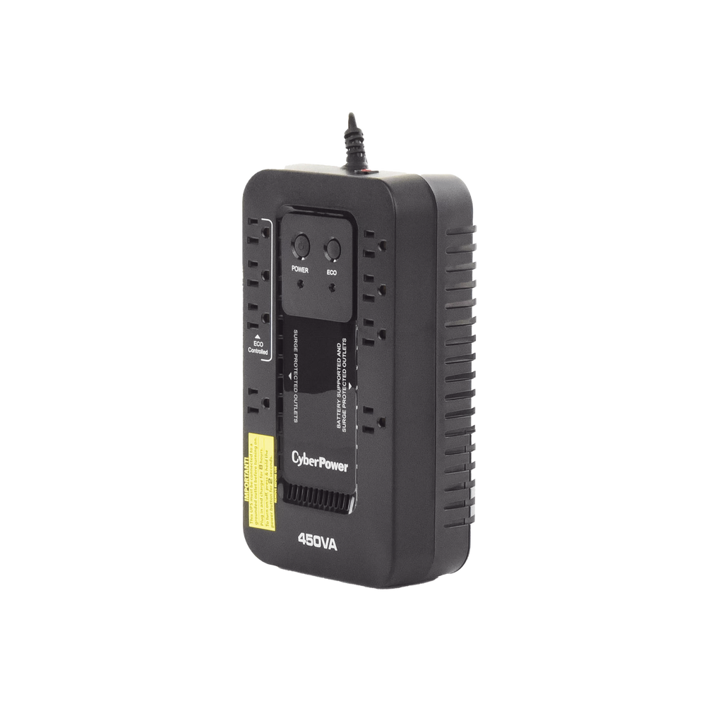 UPS de 450 VA/260 W, Topología Standby con Modo Ahorrador ECO, Entrada 120 Vca NEMA 5-15P, Con 8 Tomas NEMA 5-15R - Image 5