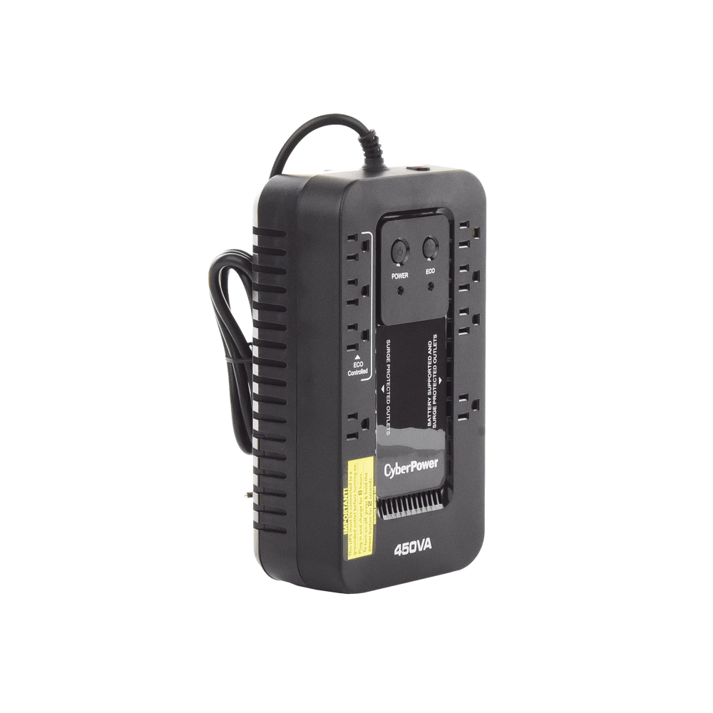 UPS de 450 VA/260 W, Topología Standby con Modo Ahorrador ECO, Entrada 120 Vca NEMA 5-15P, Con 8 Tomas NEMA 5-15R - Image 7