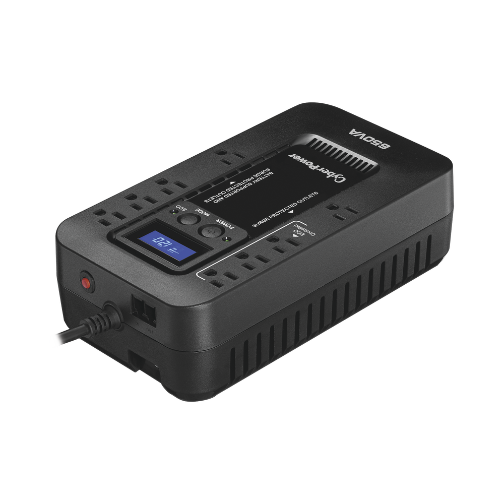 UPS de 650 VA/390 W, Topología Standby con Modo Ahorrador ECO, Entrada 120 Vca NEMA 5-15P, Con 8 Tomas NEMA 5-15R - Image 3