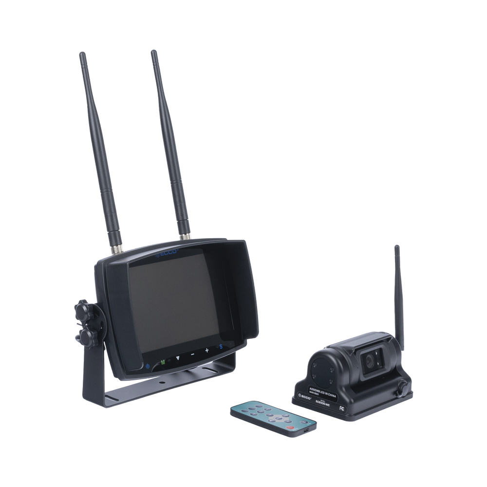 Sistema inalámbrico de reversa con cámara infrarroja , imán y monitor de 7" táctil - Image 3