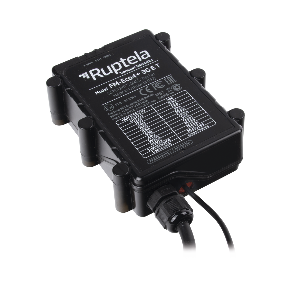 Localizador vehicular 3G / Antena Satelital Externa / Contra agua y polvo IP67 / RFID / Apagado de motor a distancia / Anti Jammer - Image 3