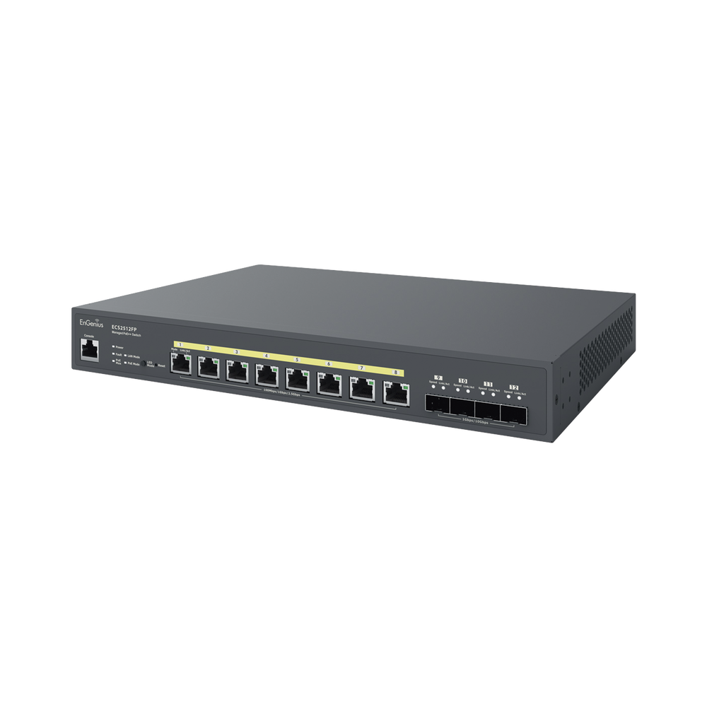 Switch PoE ++ Administrable en Nube Capa 2 de 8 puertos PoE de 2.5 Gbps, Hasta 240 W, 4 puertos de SFP - Image 3