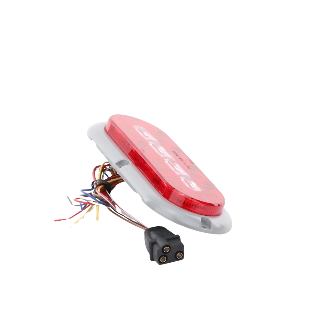 Plafón Ovalado de 7.5" Para Camiones de Transporte, 18 LED Ultra Brillantes, Color Rojo/Claro/Ambar - Image 2