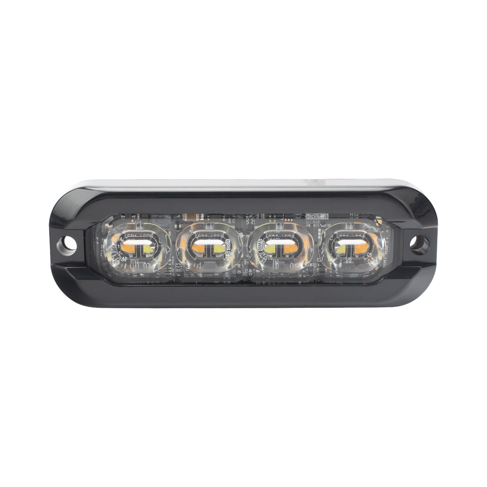 Luz perimetral , 8 LED Ultra Brillantes, Dual Color Ambar / Claro