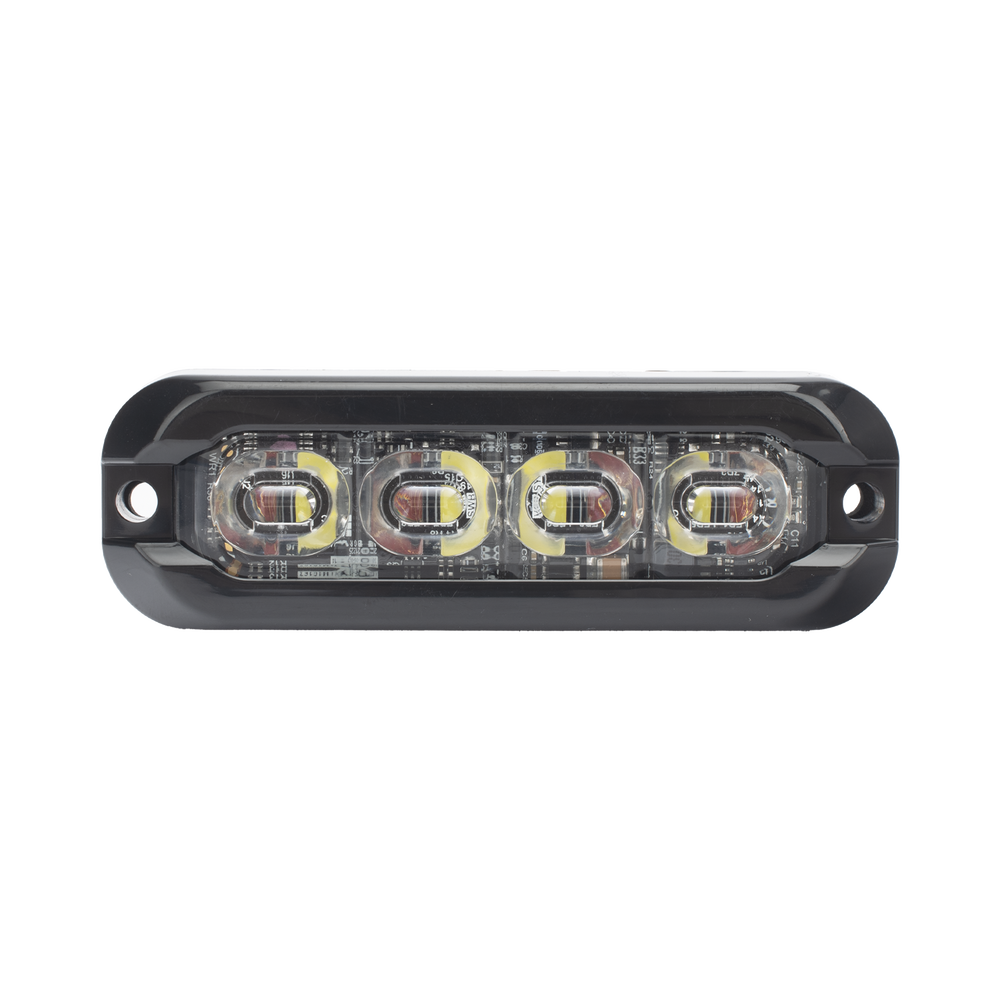 Luz perimetral , 8 LED Ultra Brillantes, Dual Color Rojo / Claro