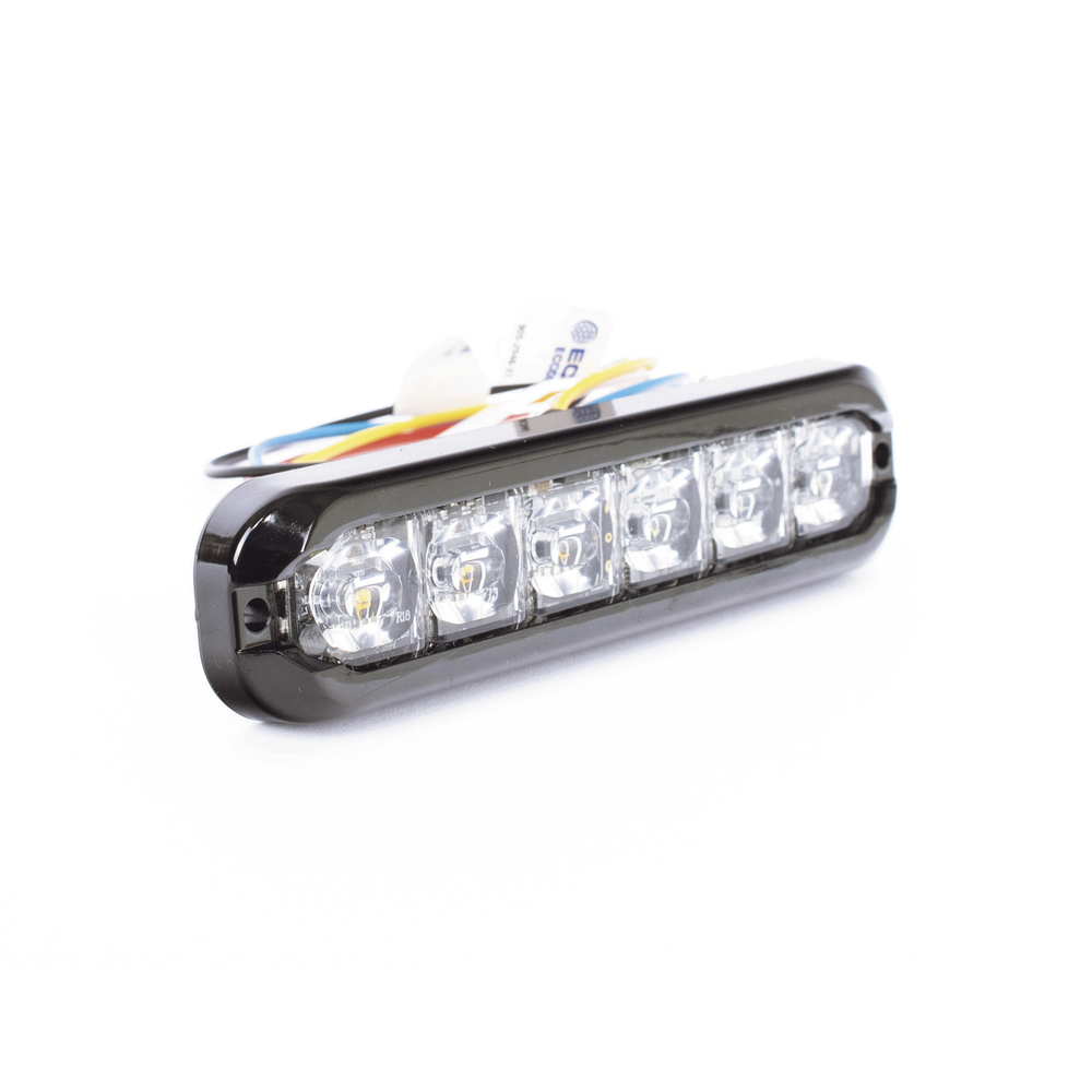 Luz perimetral , 12 LED Ultra Brillantes, Dual Color Ambar / Claro - Image 2
