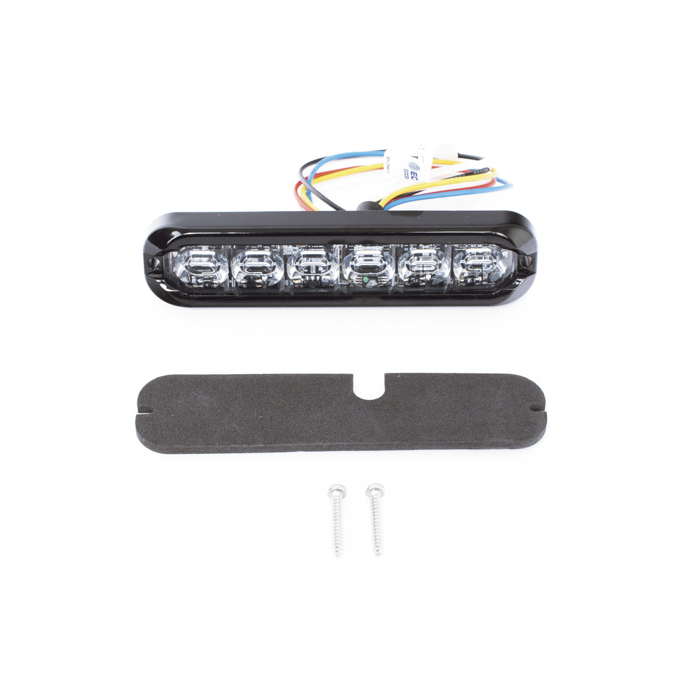 Luz perimetral , 12 LED Ultra Brillantes, Dual Color Ambar / Claro - Image 4