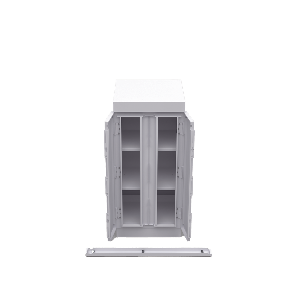 Gabinete de Seguridad de Lámina Galvanizada para Almacenamiento de Baterías (Hasta 6 baterías PL110D12). - Image 3