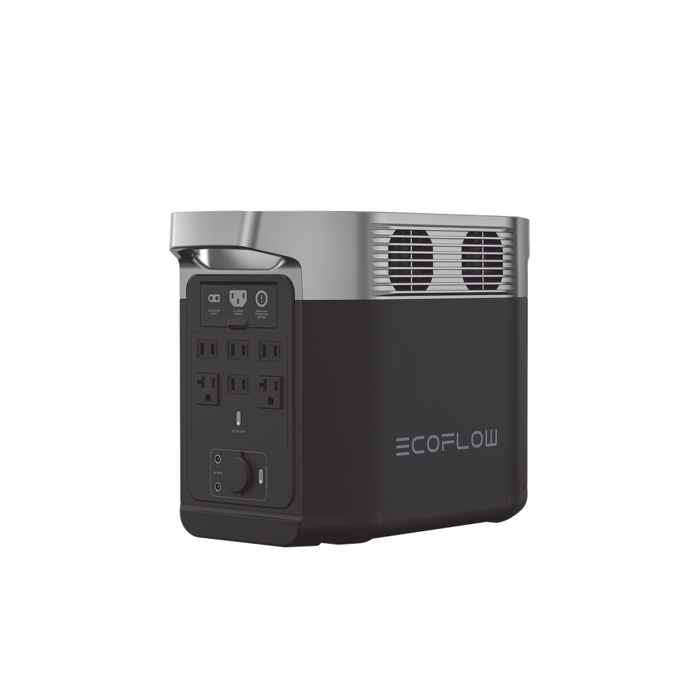 Estación de Energía Portátil Delta 2 1024Wh Litio LFP / 6 AC 1800 W (Max. 2200W) / 2 USB-C 100W / Capacidad para Aumentar Respaldo / Cargador de Coche 10A a 12.6V / Conectividad WiFi y Bluetooth (App) / Carga Solar 500W Max. - Image 9