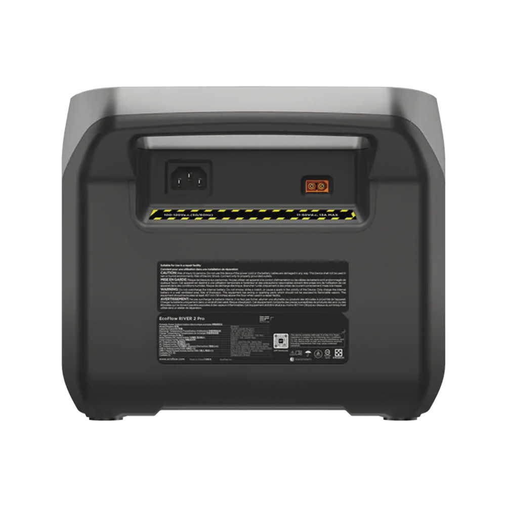 EcoFlow River 2 Pro | Estación de Energía Portátil 768Wh Litio LFP / 4 AC 800W (Max. 1600W) / 1 USB-C 100W / 3 USB -A 12W / Cargador de Coche 10A, 126W Max. / Conectividad WiFi y Bluetooth (App) / Carga Solar 220W Max. - Image 2