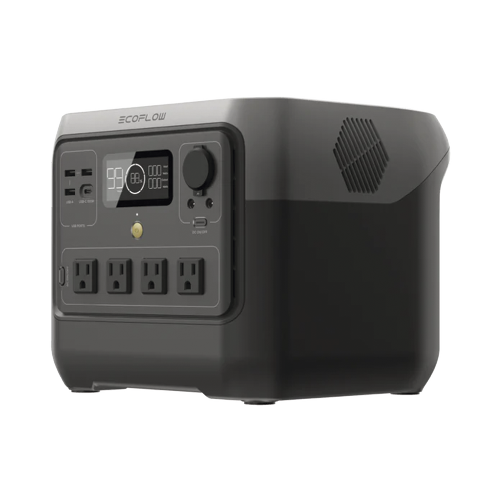 EcoFlow River 2 Pro | Estación de Energía Portátil 768Wh Litio LFP / 4 AC 800W (Max. 1600W) / 1 USB-C 100W / 3 USB -A 12W / Cargador de Coche 10A, 126W Max. / Conectividad WiFi y Bluetooth (App) / Carga Solar 220W Max. - Image 3