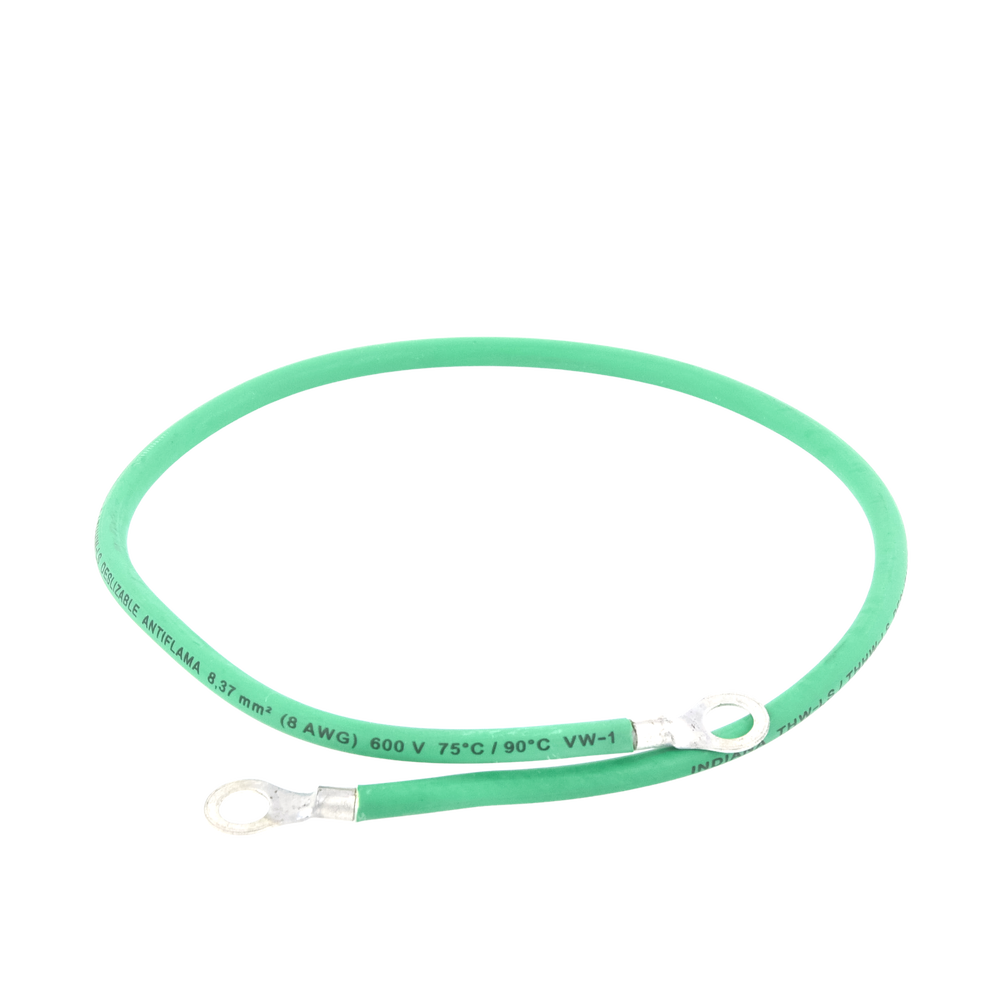 Jumper para Puesta a Tierra con Cable 8 AWG con Conectores de Ojo de 50 cm. - Image 2