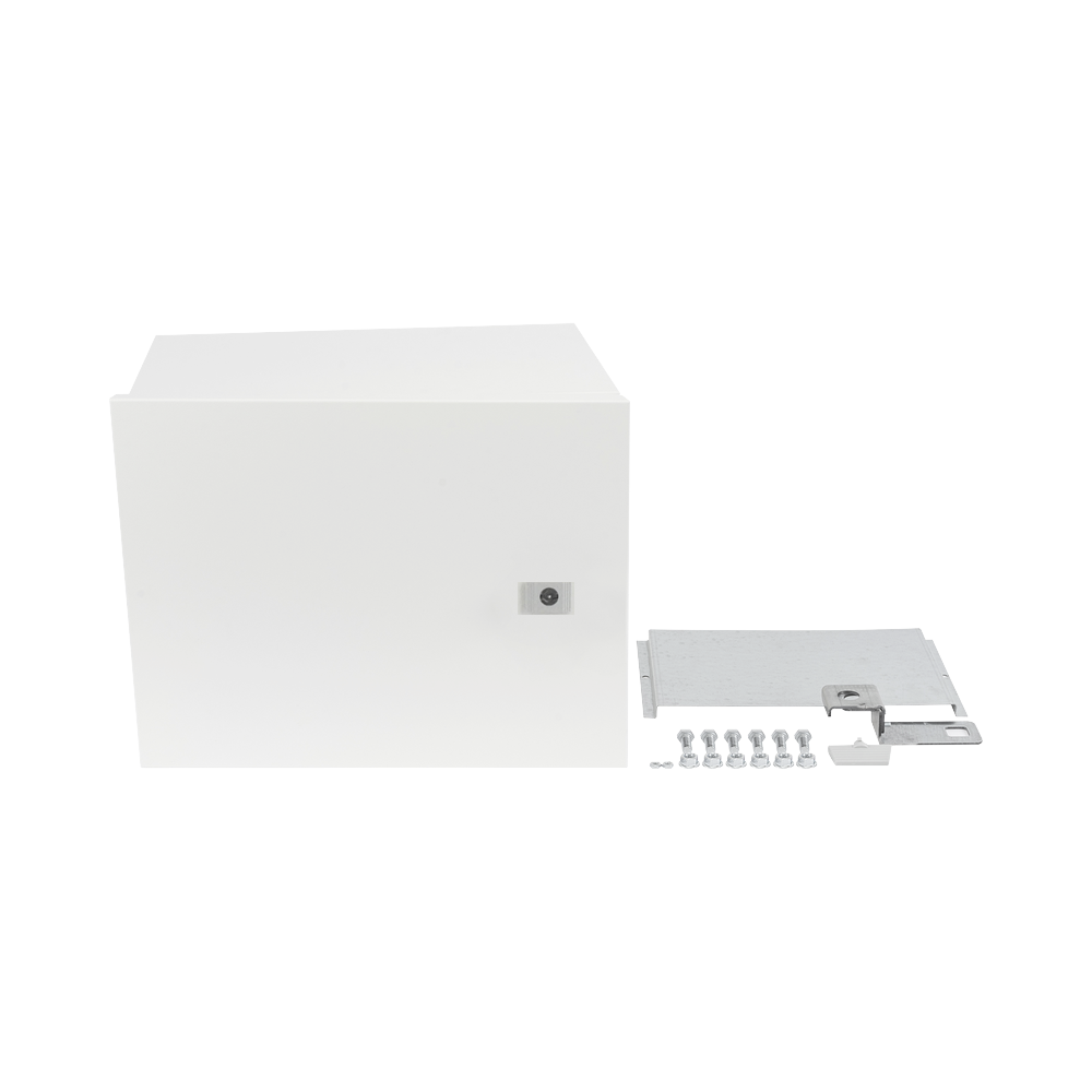Gabinete para instalación de 2 Baterías PL4012, Fabricado en Lámina Galvanizada, Opción para montar en poste (No incluido) - Image 7