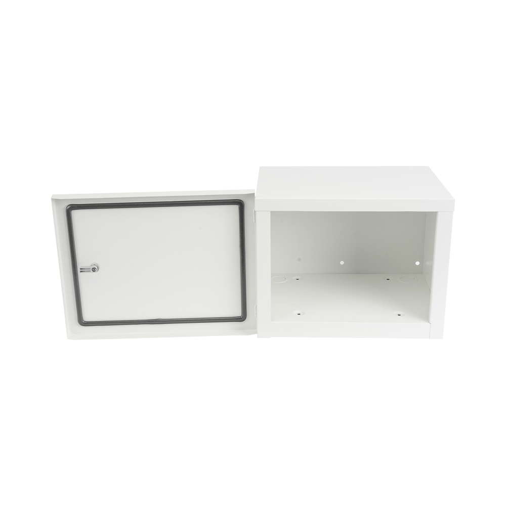 Gabinete para instalación de 2 Baterías PL4012, Fabricado en Lámina Galvanizada, Opción para montar en poste (No incluido) - Image 4