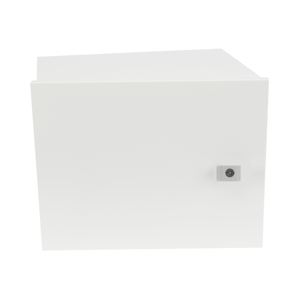 Gabinete para instalación de 2 Baterías PL4012, Fabricado en Lámina Galvanizada, Opción para montar en poste (No incluido) - Image 3