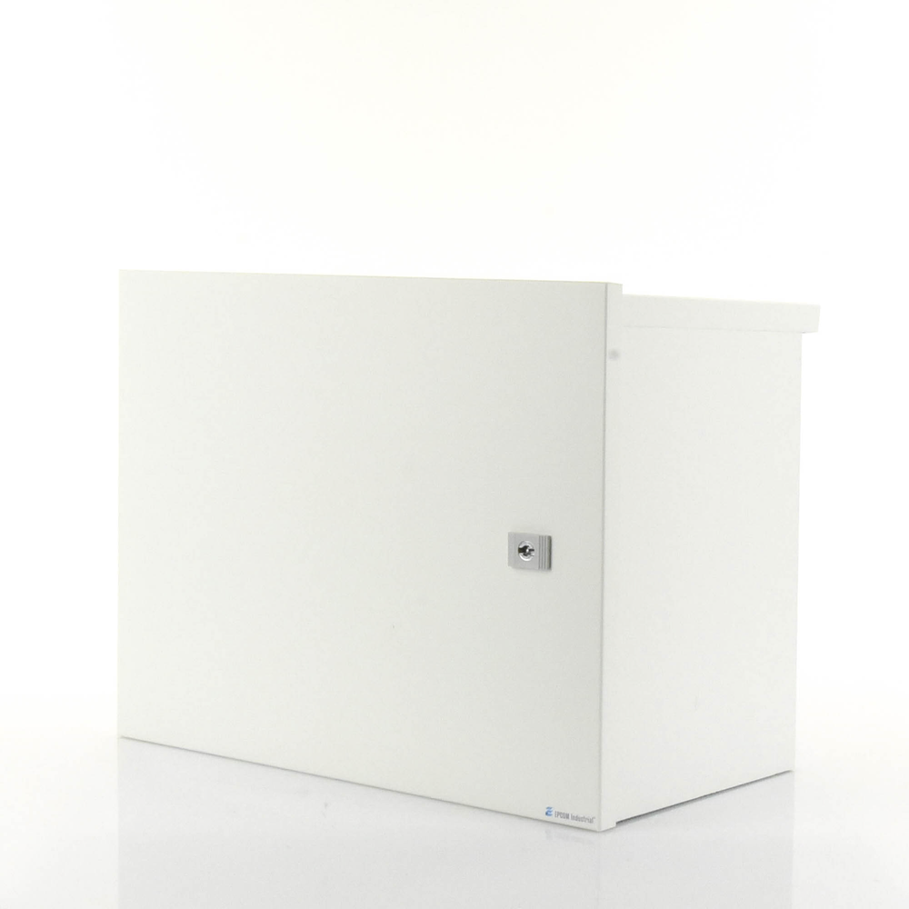 Gabinete de Acero Galvanizado, para Instalación de 1 Batería PL110D12, (550 x 420 x 290 mm) Instalación en piso o poste, accesorios (No incluidos) - Image 2