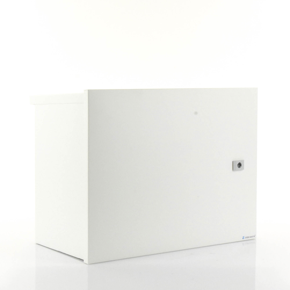 Gabinete de Acero Galvanizado, para Instalación de 1 Batería PL110D12, (550 x 420 x 290 mm) Instalación en piso o poste, accesorios (No incluidos) - Image 4