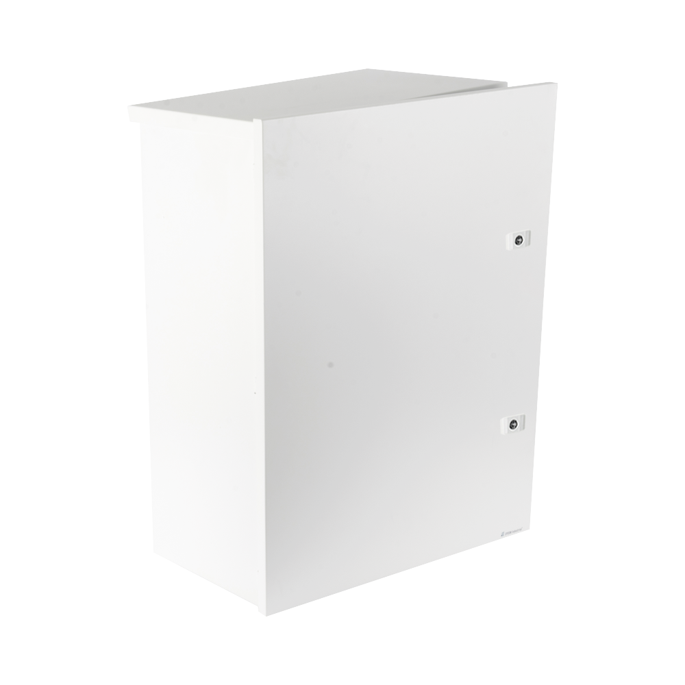 Gabinete para instalación de 2 Baterías PL110D12, Fabricado en Lámina Galvanizada, Accesorios para piso o poste (No incluidos) - Image 2