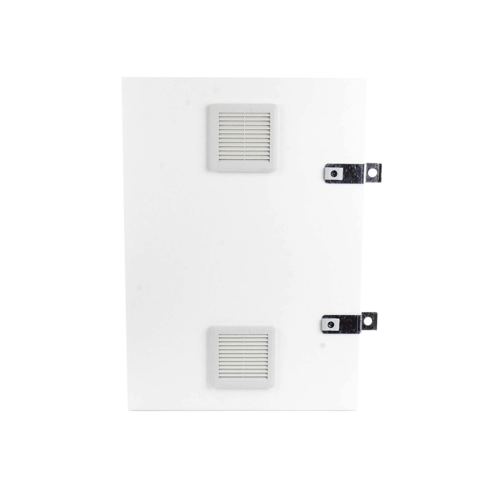 Gabinete para instalación de 2 Baterías PL110D12, Fabricado en Lámina Galvanizada, Accesorios para piso o poste (No incluidos) - Image 5