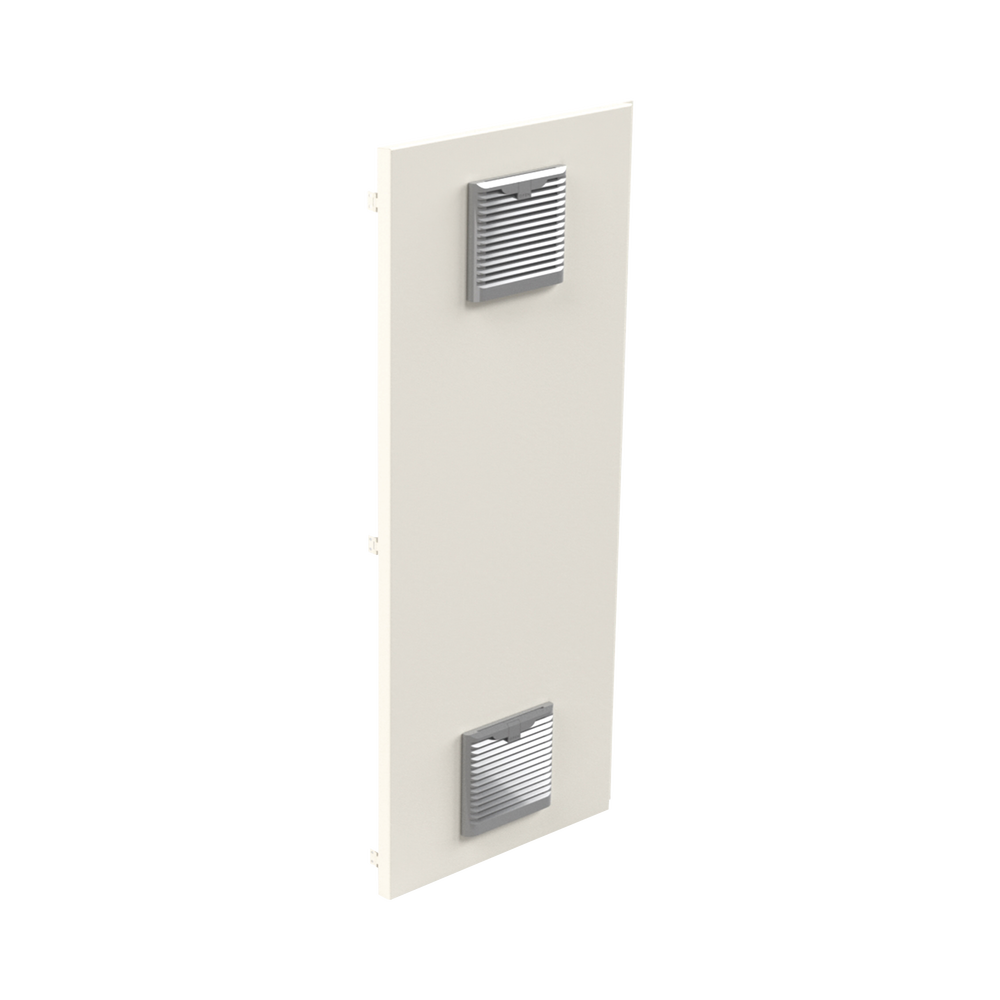 Gabinete Acero Galv. para 3 Bat. PL110D12. Puerta Ventilada. Acc. de piso o poste No incluidos (400 x 1060 x 300mm). - Image 4