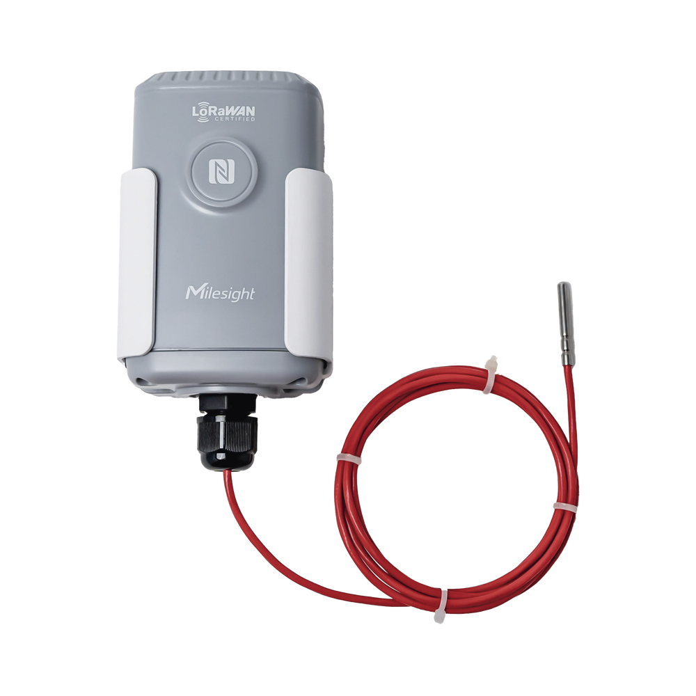 Sensor Industrial de Temperatura con Sonda PT100 y LoRaWAN (Hasta 200°C)