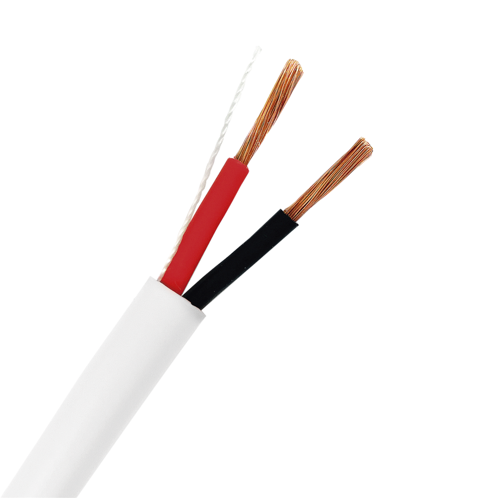 Bobina de 152 Metros (500 Pies) / 12AWG 2 Conductores / Cable Profesional de ALTA FIDELIDAD 100% Cobre / Libre de Ox?geno / Interior / Color Blanco / Para Aplicaciones de Audio, Control de Acceso y Automatizaci?n