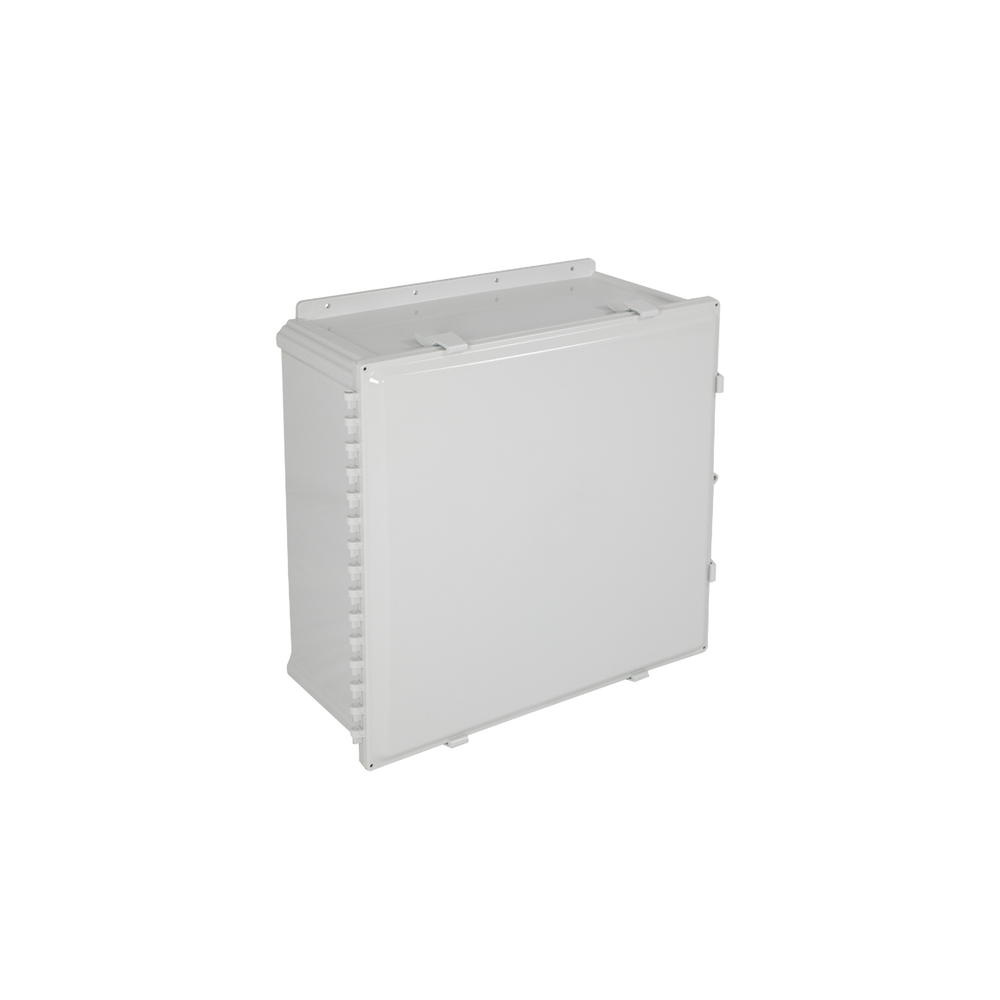 Caja De Policarbonato Opaca, 24x24x10 Pulgadas (60.96x60.96x25.4 cm), IP66, Uso Interior Exterior, Listado UL/cUL