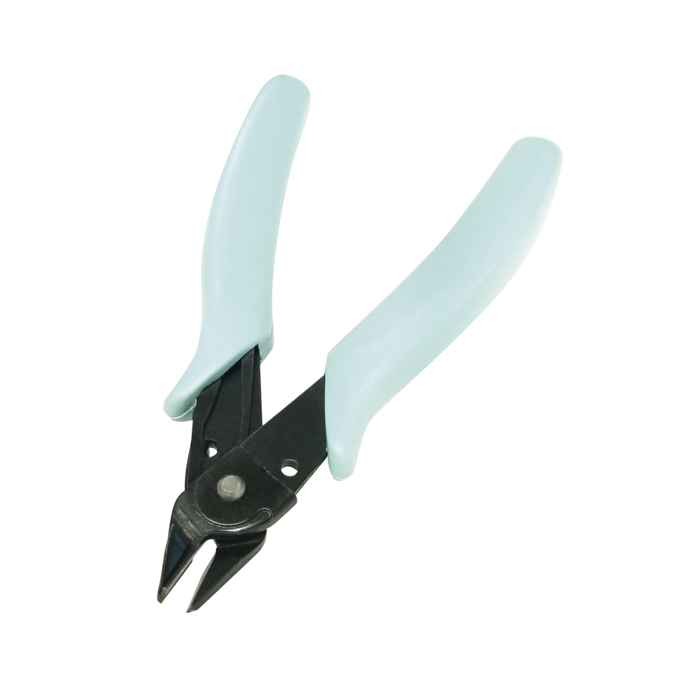 Pinza De Corte Micro de 5" (125 mm). Acero c/mango Ergonómico de PVC. Uso Electrónico. Corte al Ras.