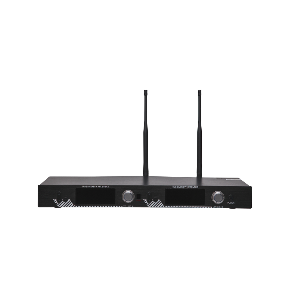 Kit de Microfonía inalámbrico | 2 Micrófonos de Lavalier | Receptor UHF | Pantalla LCD | 200 Canales | Gran cobertura - Image 3