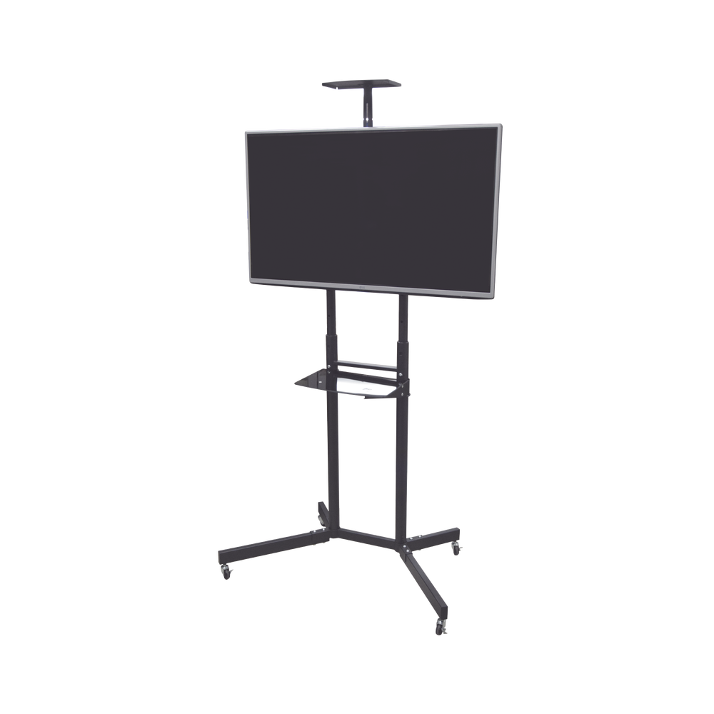 Soporte de Pantalla con Ruedas / Compatible con Monitores dee 32 "a 65" / Base para Colocar Accesorios Adicionales / Vesa 600 x 400