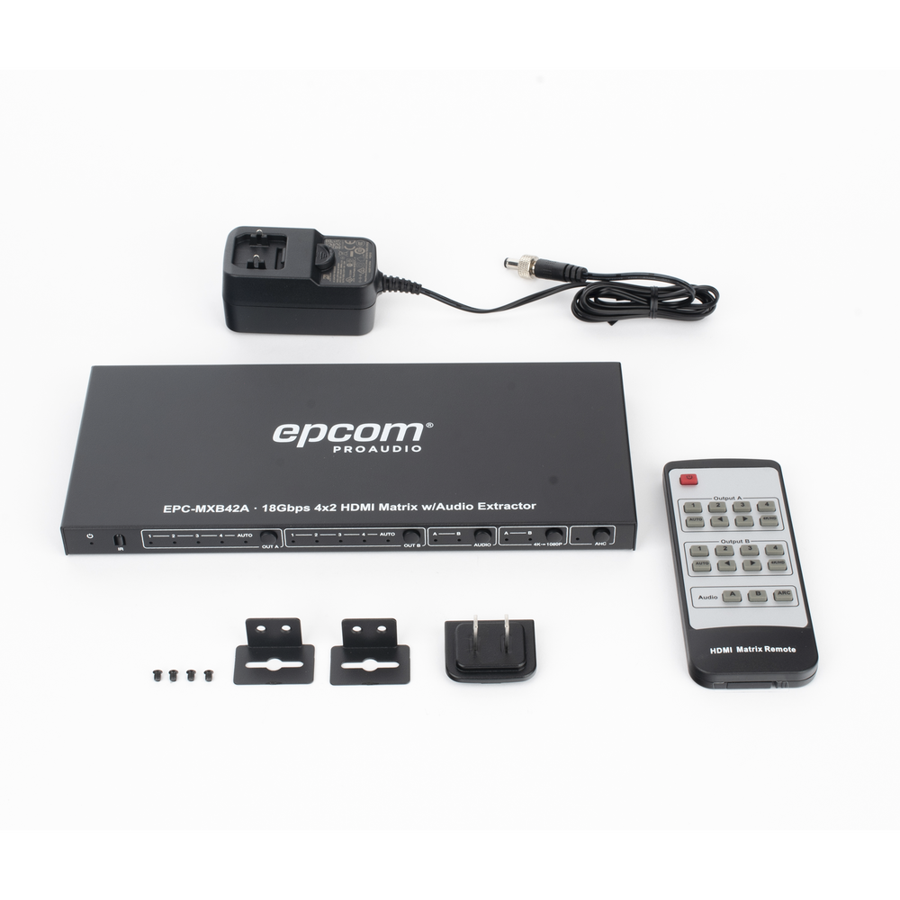 Matricial HDMI | 4x2 | 4K2K@60Hz | HDR | YCbCr 4:4:4 | EDID Auto | Extractor de Audio | Salida de audio análoga y digitalizados | HDCP 2.2 | 18 Gbps - Image 8